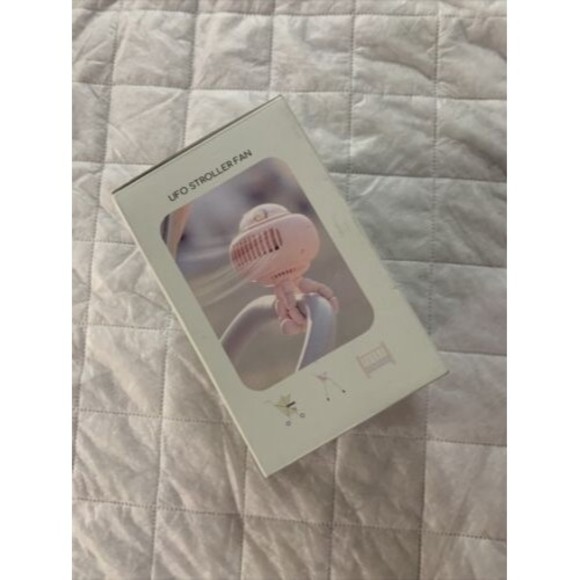 UFO Stroller Folding Fan Rechargeable 4 Speed Bladeless For Baby Outdoor Pink🪭 - Picture 12 of 16